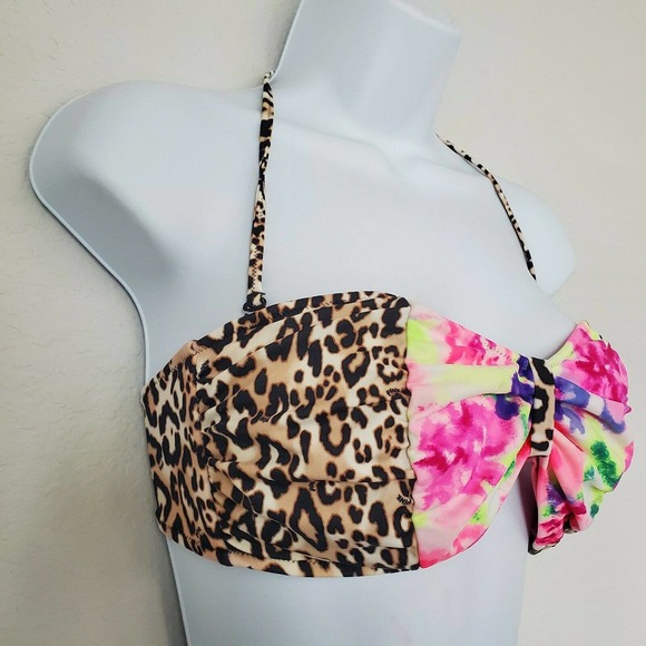 Victoria Secret Large Bandeau Bikini Top Tropical - Picture 2 of 7